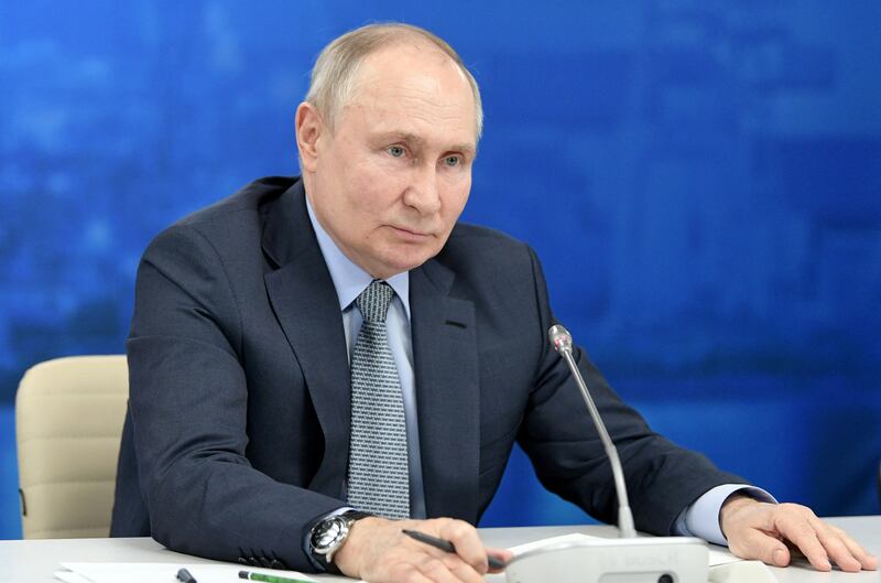 Russia's president Vladimir Putin. Photograph: Alexey Danichev/AFP/ Getty Images