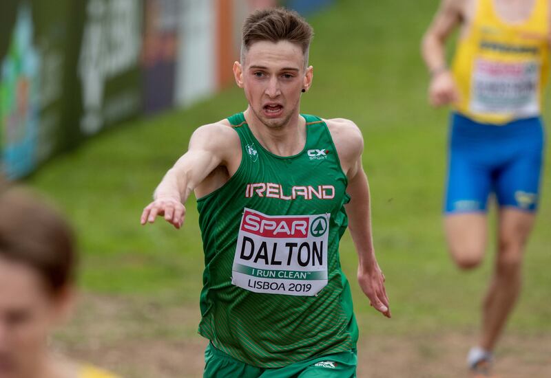 Ireland's Cormac Dalton competes in the European Cross Country Championships in Lisbon in December 2019. Photograph: Morgan Treacy/Inpho