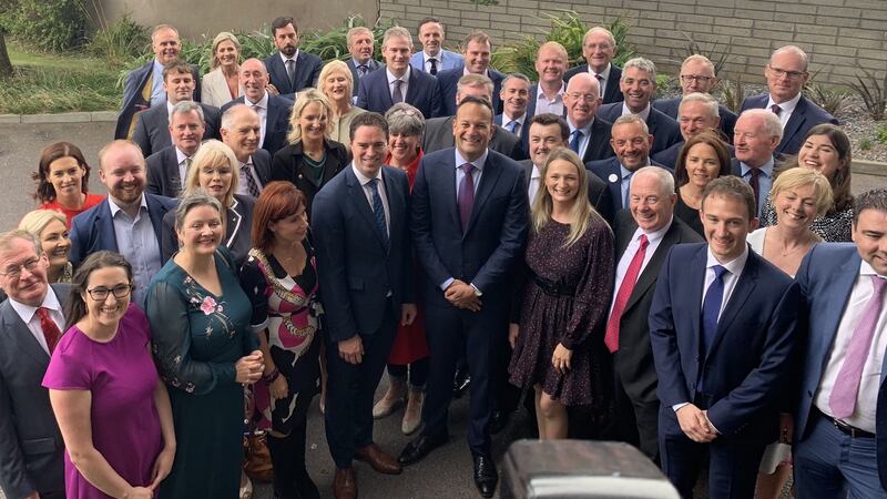 Members of the Fine Gael parliamentary party and candidates at the party’s think-in in 2022. Photograph: Fine Gael