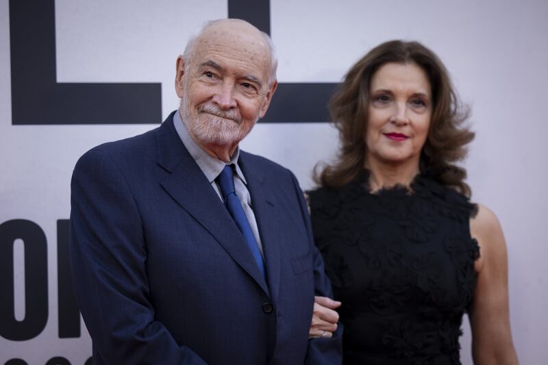 Michael G Wilson and Barbara Broccoli at the BFI London Film Festival in October 2022. Photograph: Tolga Akmen/EPA