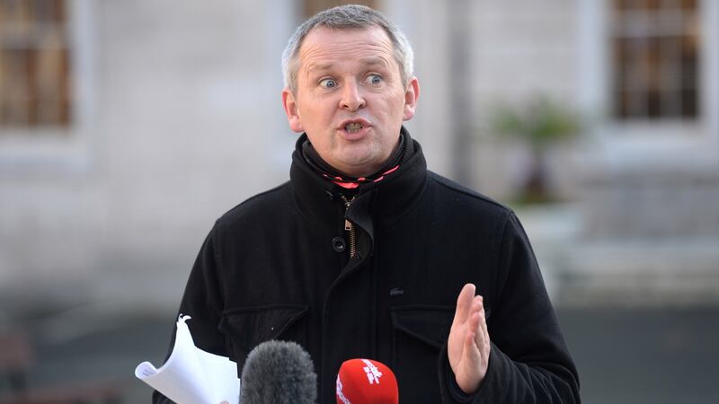 People Before Profit TD Richard Boyd-Barrett: ‘flabbergasted’ apparently. File photograph: Dara Mac Dónaill.