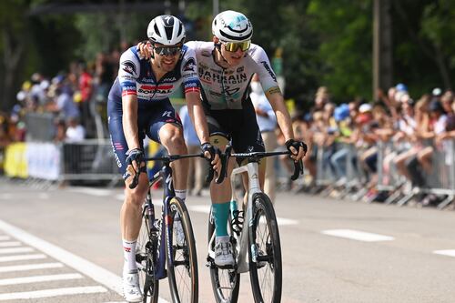 Tour de France: Mohoric wins furious stage 19 duel as Vingegaard is quizzed on anti-doping 