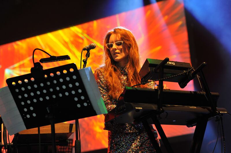 Hannah Peel performing at the Womad Festival in Wiltshire in 2017. Photograph: C Brandon/Redferns