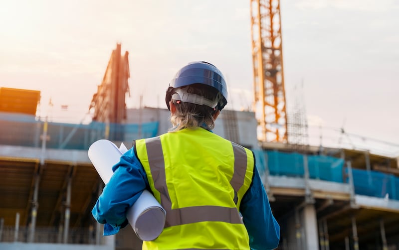 Anywhere between 70-80,000 new entrants will be needed to the construction sector to meet housing and retrofitting targets. Photograph: Getty Images