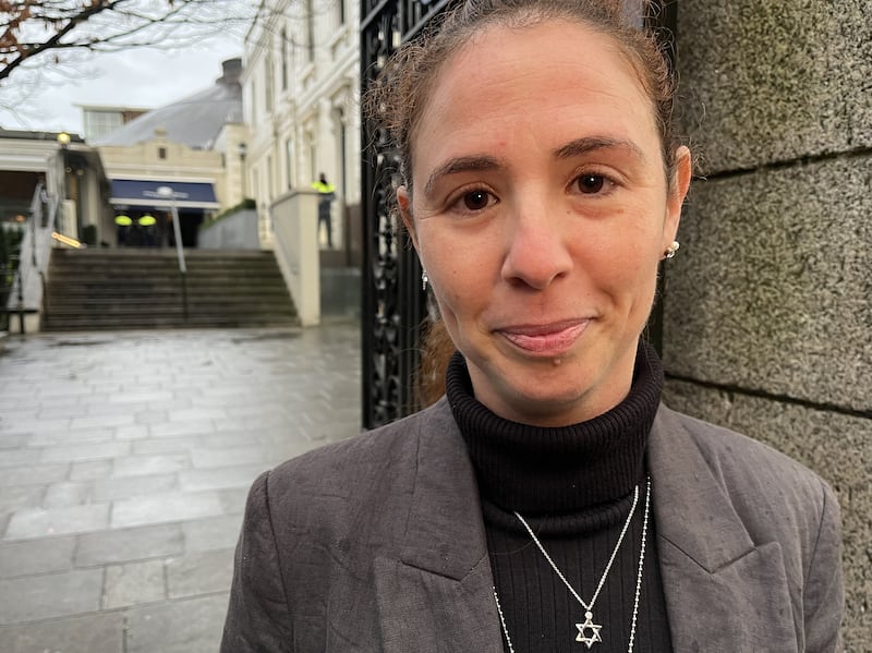 Lior Tibet says she was forcibly removed from the Holocaust Memorial Day event after turning her back on the President during his speech