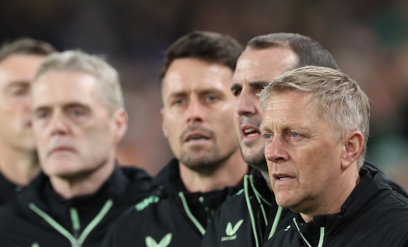 “He’s got us winning football matches,” John O'Shea said of the Hallgrímsson impact. Photograph: James Crombie/Inpho