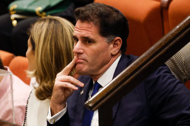 Former Israeli Ambassador to the US Ron Dermer has a major role in the drive to normalise relations with Saudi Arabia. Photograph: Amir Cohen/AFP via Getty Images