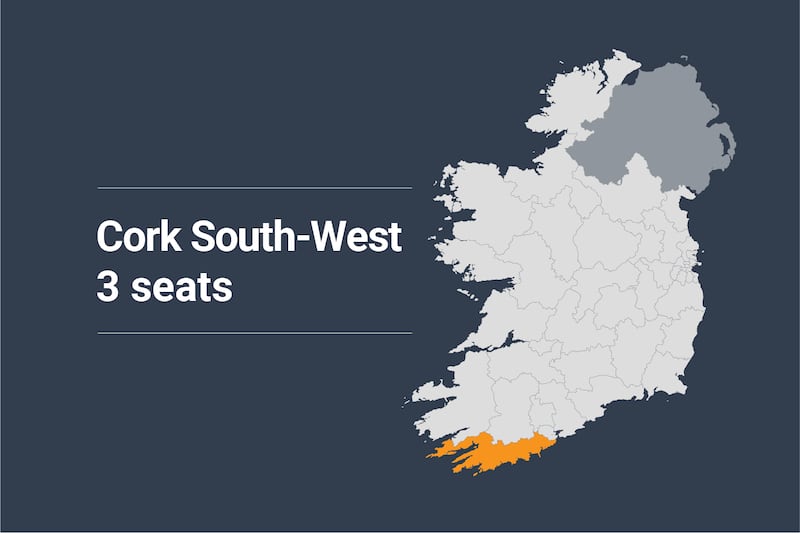 Cork South-West Constituency map