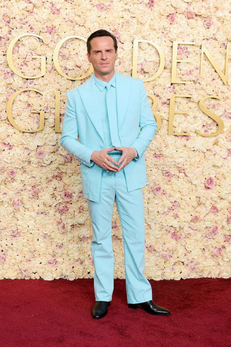 Andrew Scott attends the Golden Globe Awards. Photograph: Amy Sussman/Getty Images