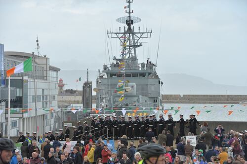 Irish Naval ship set for North Africa to police Libyan arms embargo 