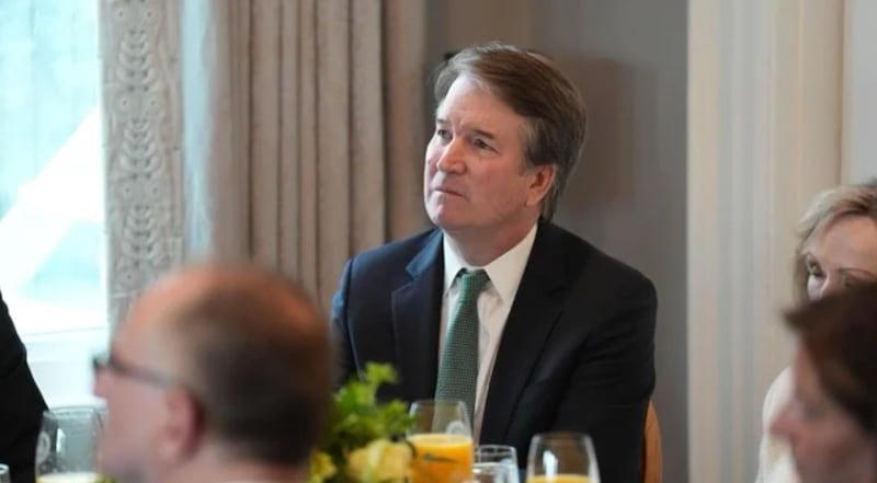 US Supreme Court Justice Brett Kavanaugh at the breakfast briefing this morning.