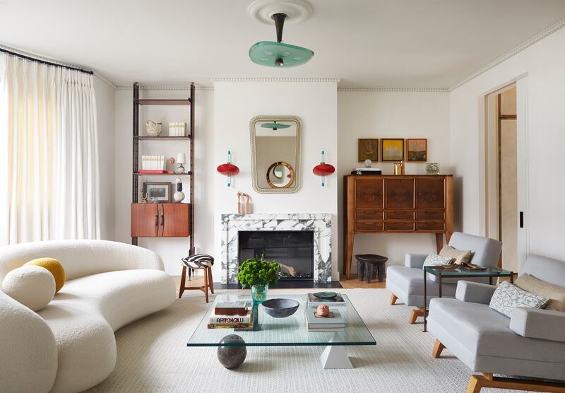 An interior mixing old and new, designed by Bryan O Sullivan