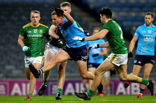 Best display yet under Farrell sees Dublin crush Meath to claim 10th Leinster title