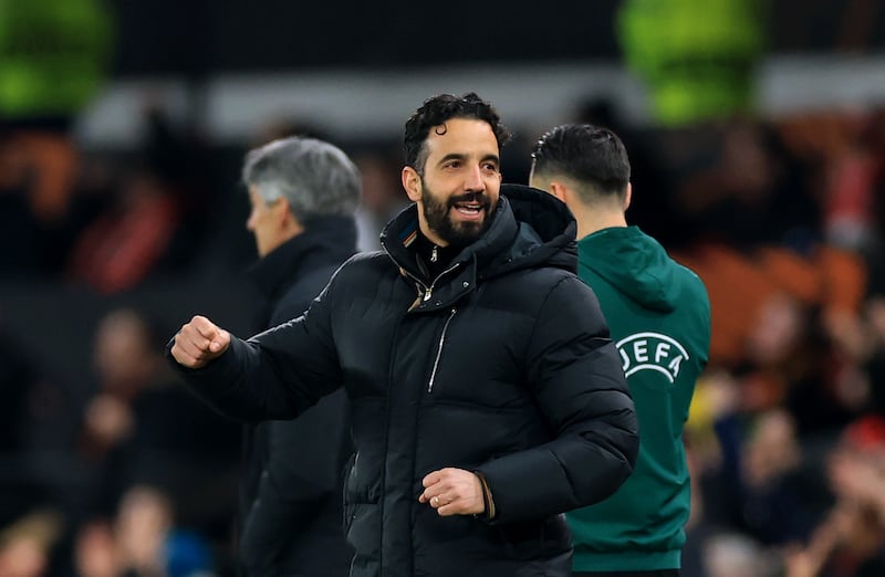 Ruben Amorim defended his captain, saying of Bruno Fernandes: 'I think he’s so important for this team.' Photograph: Carl Recine/Getty Images