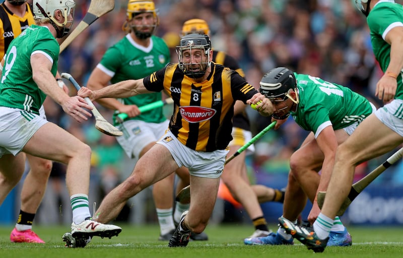 Kilkenny’s Conor Fogarty against Limerick. Photograph: James Crombie/Inpho