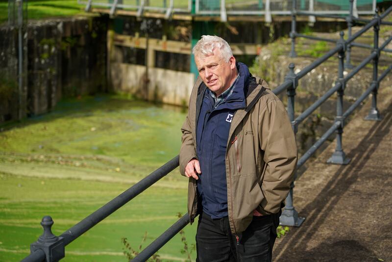 Peter Harper of the Lough Neagh Partnership believes Lough Neagh needs immediate Government action to reverse the toxic algae. Photograph: Enda O'Dowd