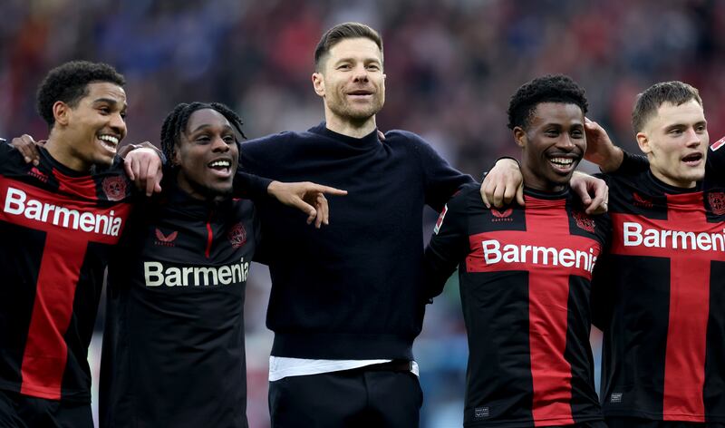 Xabi Alonso recently revealed that he would be staying on as head coach of Bayer Leverkusen. Photograph: Lars Baron/Getty Images