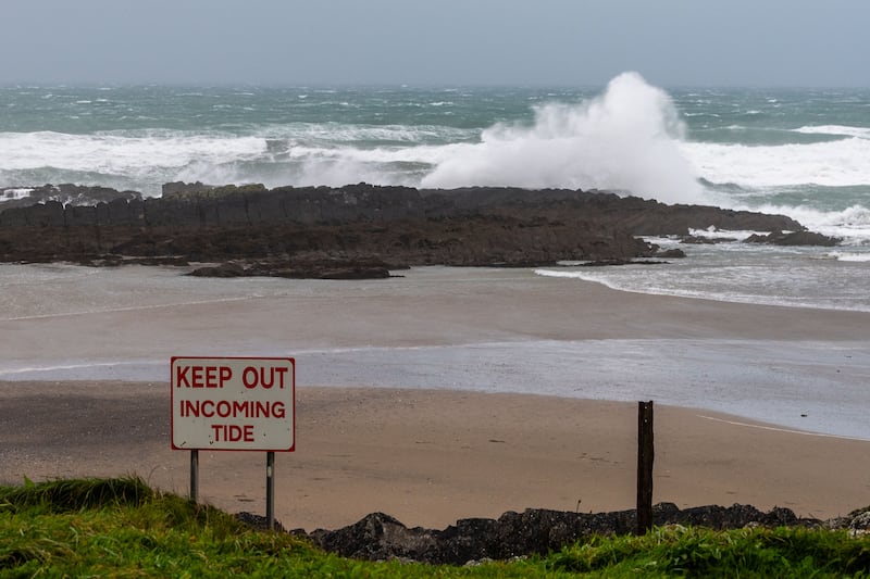 The scene at Owenahincha, west Cork, earlier on Wednesday. Photograph: Andy Gibson.