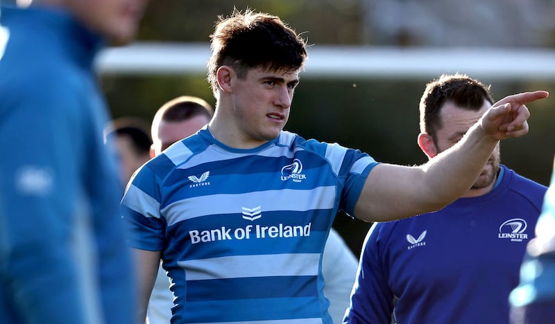 Dan Sheehan will join the Ireland squad after playing for Leinster against Sharks this weekend. Photograph: Andrew Conan/Inpho