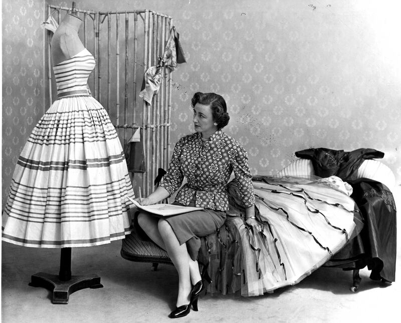 Celebrated Irish fashion designer Sybil Connolly. Photograph: Jack McManus/The Irish Times