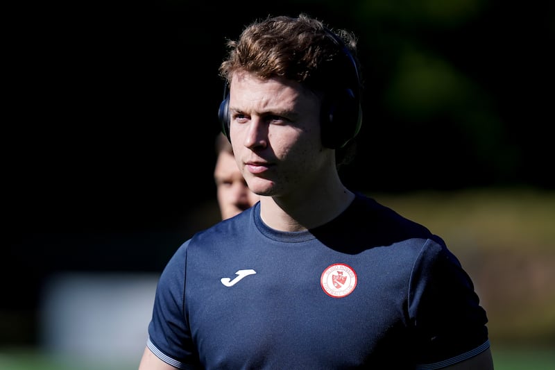 Shamrock Rovers's new signing, goalkeeper Ed McGinty. Photograph: Robbie Stephenson/Inpho