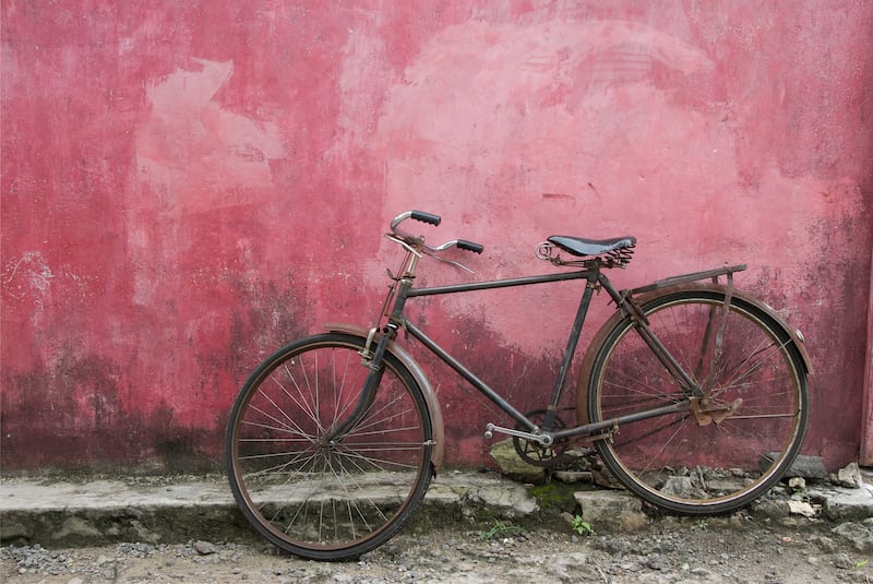 Many people didn't want to be seen riding a bike in the 1980s. Photograph: Santosha/Getty images