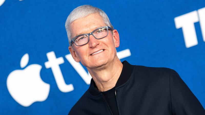 Some say ATT springs from chief executive Tim Cook’s mission to save us from the excesses of its rivals’ data-tracking obsessions. Photograph: Valerie Macon/AFP