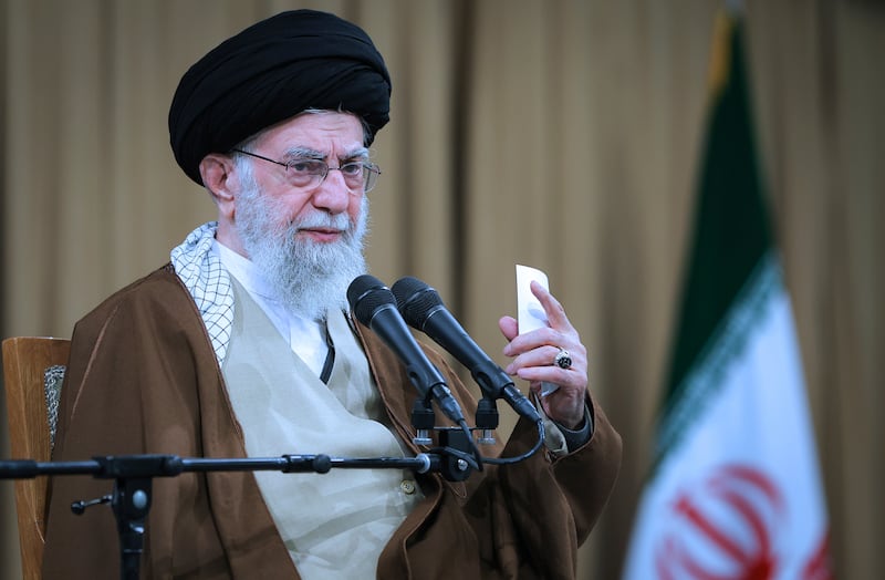 Iran’s supreme leader Ayatollah Ali Khamenei is the regime’s ultimate decision maker. Photograph: AP