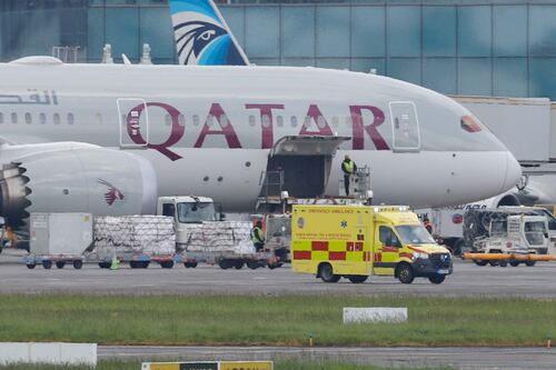 ‘You were just lifted off the seat’: Qatar Airways investigates as 12 hurt in turbulence on Doha to Ireland flight 