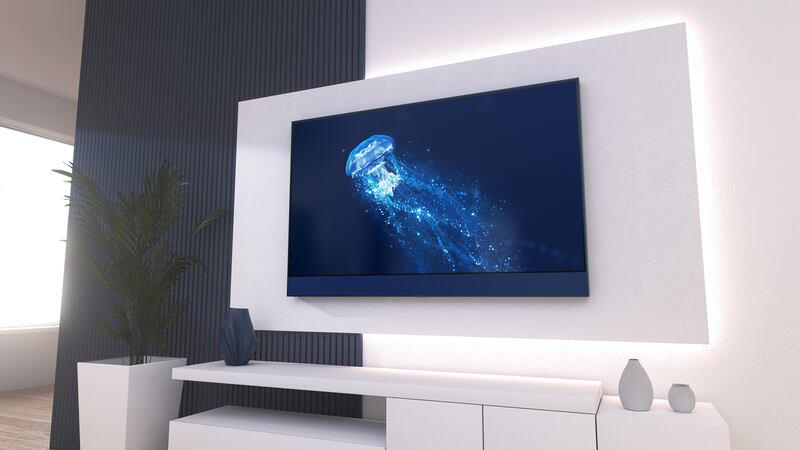 The Sky Glass TV comes in a choice of five colours; you can choose from white, blue, green, rose gold or traditional black