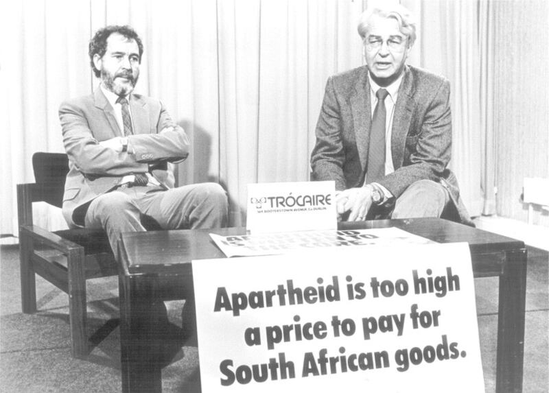 Trócaire not only part-funded the purchase of the typewriter Donald Woods wrote Cry Freedom on, but also brought him to Ireland to raise awareness of apartheid in South Africa