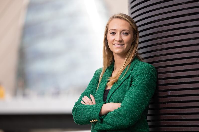 Niamh Tallon, Her Sport: 'Girls who play sport become women who lead – 94 per cent of women in executive management positions have a background in sport.' Photograph: Naoise Culhane