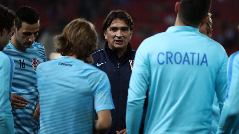 Croatia manager Zlatko Dalic. Photograph: Catherine Ivill/Getty