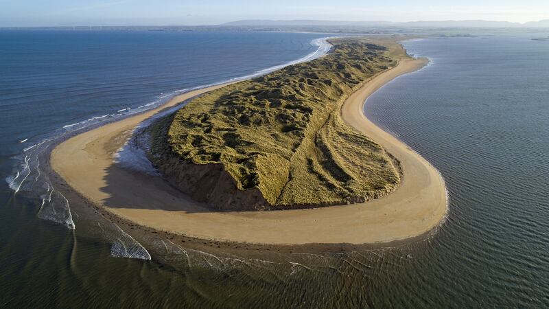 Bartragh is about 440 acres, mostly sand dunes.