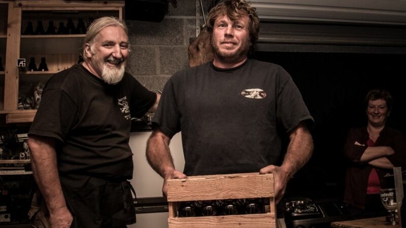 Cillián Ó Móraín and Bart Adams of Mescan beers in Westport