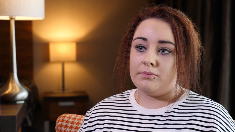 Rachel Barry, another of  those abused by Keith Burke when she was a young girl, waived her anonymity and was interviewed in RTÉ Investigates Fostered and Failed. Photograph: RTÉ