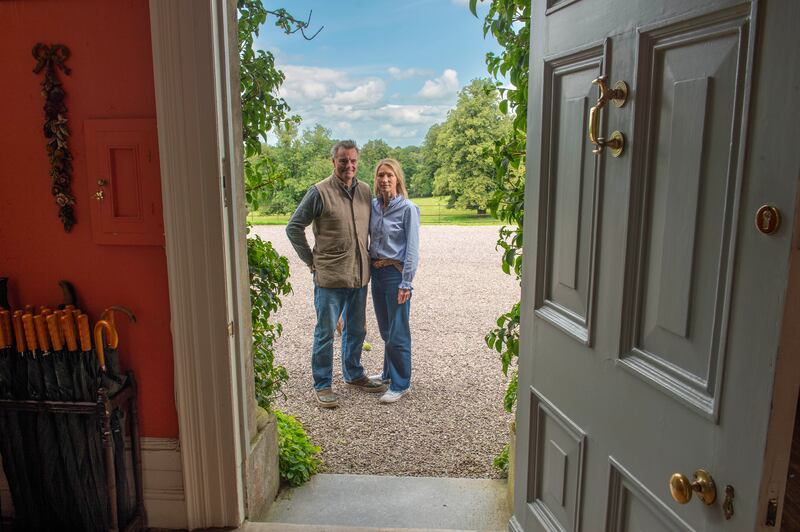 Justin and Jenny Green have overseen a continuing preservation of 
 Ballyvolane House, Co Cork. Photograph: Michael Mac Sweeney/Provision