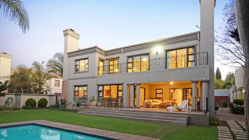 This three-bedroom South African property comes with a swimming pool.