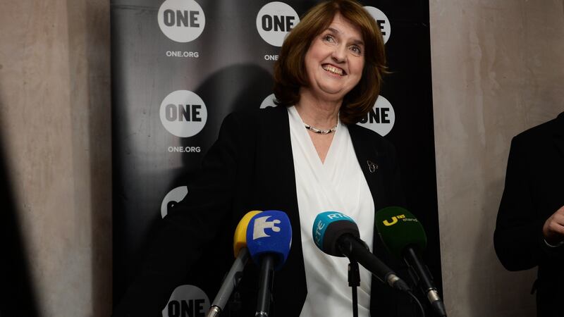 Tánaiste Joan Burton said she believed “everybody is ready for the off’ amid speculation on when the general election will be called. Photograph: Cyril Byrne/The Irish Times.