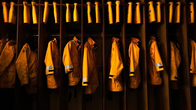 The crew kit is ready and waiting at Achill Island on the North West coast of Ireland. This gear will help protect the volunteers from the worst of conditions.