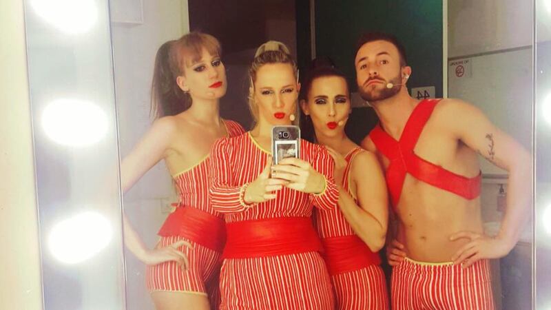 Riot in New York: a selfie backstage at Thisispopbaby’s globetrotting cabaret show