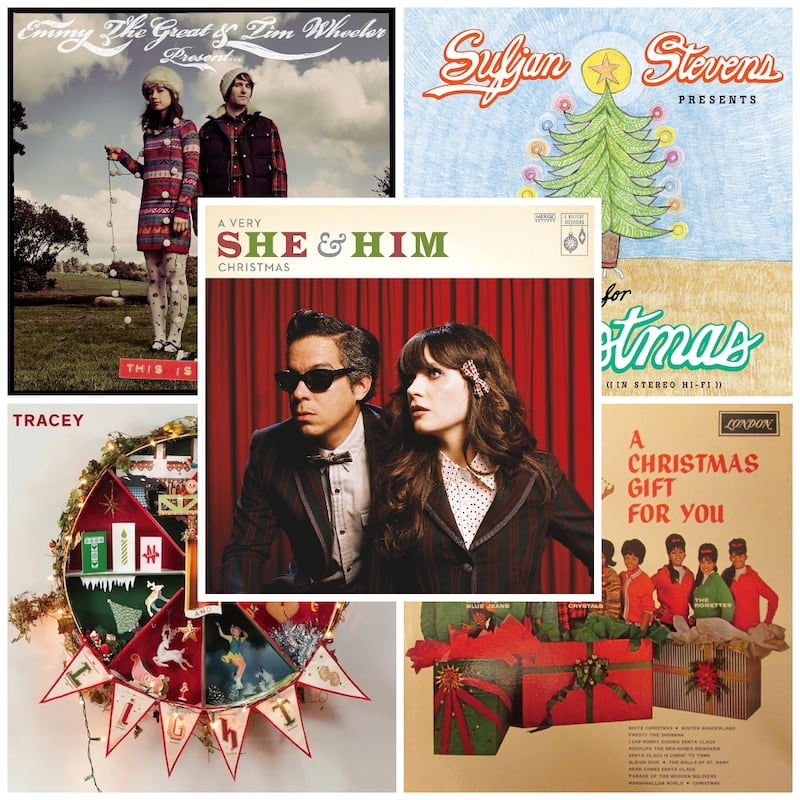 Get into the Christmas groove with Sufjan Stevens, She & Him, Tracy Thorn, Tim Wheeler and Emmy the Great, and Phil Spector