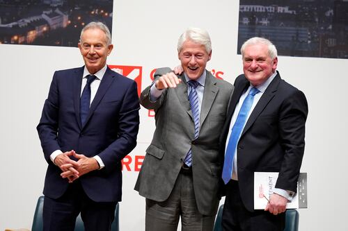 Bertie Ahern ‘had the kind of BS I always wished I had’, says Bill Clinton