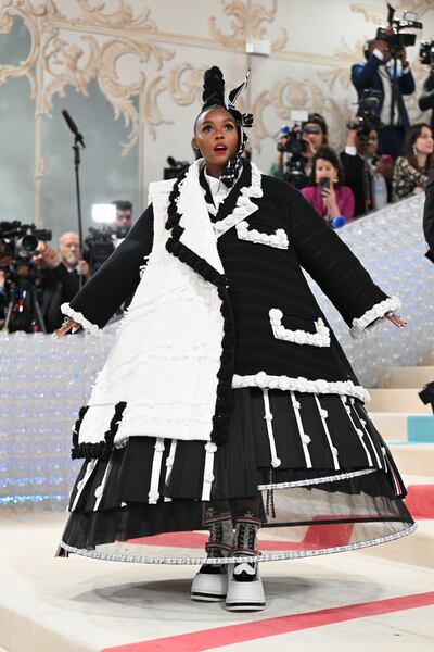 Jaw-dropping: Janelle Monáe at the Met Gala in New York, May. Photograph: Nina Westervelt/The New York Times