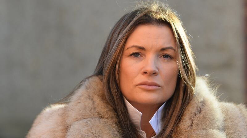 Lisa Lawlor at home in Swords, Co Dublin. She has written a memoir, Stardust Baby, about growing up in the  shadow of the Stardust Fire. Ironically, by writing a book with that name, ‘I hope to close that part of my life now. I’d like to be known as Lisa.’  Photograph: Dara Mac Dónaill/The Irish Times