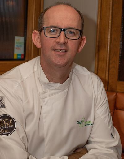 Hotel proprietor and   chef Brian McDermott who runs the Foyle Hotel in Moville. Photograph: North West Newspix