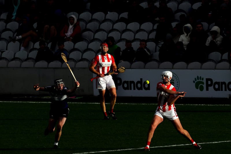 Imokilly’s Daire O'Leary in action during the Cork SHC Final. Photograph: Bryan Keane/Inpho