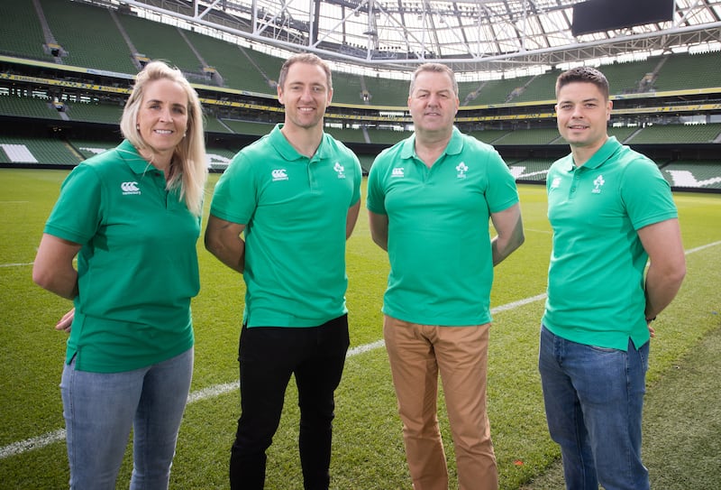 Joy Neville was part of the Irish quartet of officials at the recent men's World Cup. Photograph: Tom Maher/Inpho