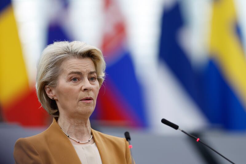 European Commission president Ursula von der Leyen has said farmers 'deserved' to be heard. Photograph: Jean-Francois Badias/AP