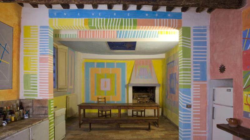 Colour bombed: La Casa Dipinta, which O’Doherty has spent 40 years turning into an artwork. Photograph: George Tatge